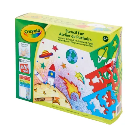 SZABLONY 8 SZT. + AKCESORIA CRAYOLA ZESTAW KREATYWNY 4+ - Crayola