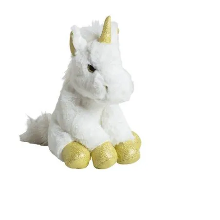 JEDNOROŻEC BIAŁO-ZŁOTY MASKOTKA MOLLI TOYS 35 CM - Molli Toys
