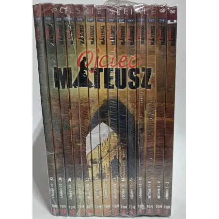 Ojciec Mateusz Cała Kolekcja 44 Odcinki Sezon 1-3 Tom 1-14 Książka + Dvd Ojciec Mateusz Cała Kolekcja 44 Odcinki Sezon 1-3 Tom 1-14 Książka + Dvd