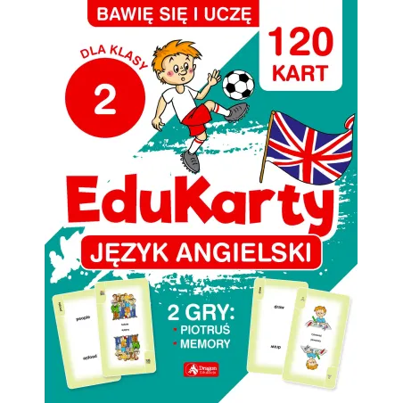 JĘZYK ANGIELSKI DLA KLASY 2. EDUKARTY - Dragon