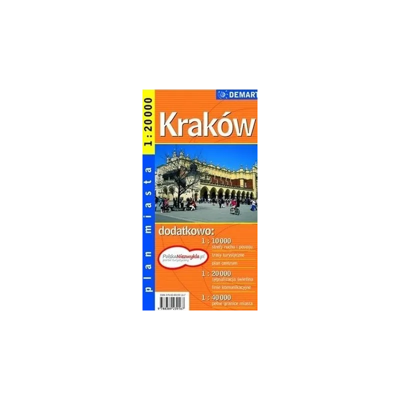 KRAKÓW PLAN MIASTA 1 : 20 000 - Demart