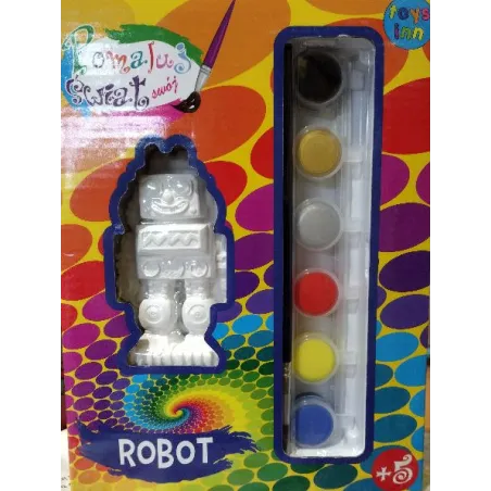 ROBOT POMALUJ SWÓJ ŚWIAT ZESTAW DO KREATYWNEJ ZABAWY 5+ - Stnux