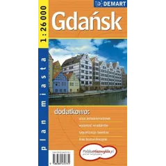 GDAŃSK PLAN MIASTA 1 : 23 000 - Demart