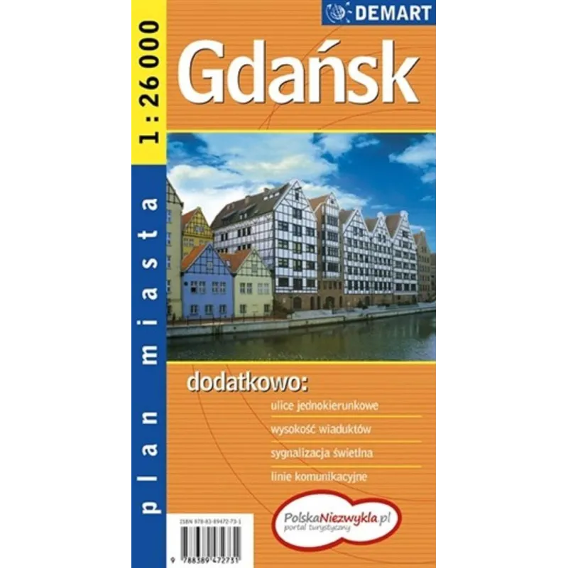 GDAŃSK PLAN MIASTA 1 : 23 000 - Demart