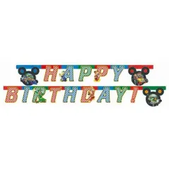 HAPPY BIRTHDAY ! BANER URODZINOWY 2M MYSZKA MIKI DISNEY JUNIOR! - Procos