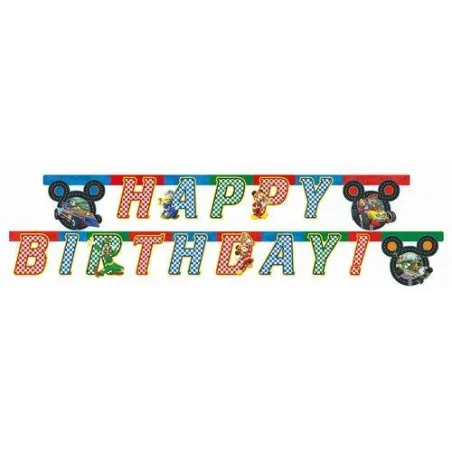 HAPPY BIRTHDAY ! BANER URODZINOWY 2M MYSZKA MIKI DISNEY JUNIOR! - Procos
