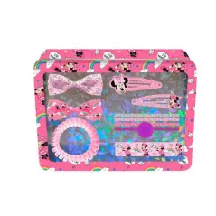 AKCESORIA DO WŁOSÓW W METALOWYM PUDEŁKU MYSZKA MINNIE DISNEY - Cerda