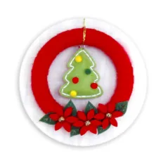 CHOINKA OZDOBA Z FILCU ZESTAW KREATYWNY CREATIVE WINTER - Panon