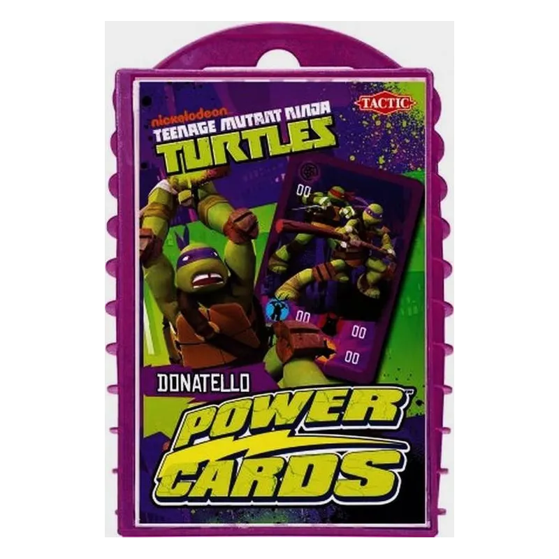 KARTY MOCY ŻÓŁWIE NINJA DONATELLO GRA KARCIANA 6+