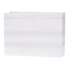 TOREBKA PREZENTOWA BIAŁA 44.5 X 33 X 15CM - Rozette