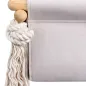 Huśtawka Kubełkowa Dla Dzieci Na Linach 35 X 35 Cm Beżowa Lulando Huśtawka Kubełkowa Dla Dzieci Na Linach 35 X 35 Cm Beżowa Lulando