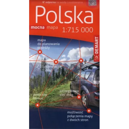 POLSKA MAPA SAMOCHODOWA 1 : 715 000 - Demart