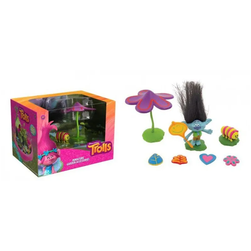 TROLLE ZESTAW FIGUREK + AKCESORIA GARDEN 6+ - Goliath