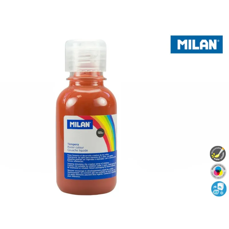 FARBA PLAKATOWA MILAN 125 ML BRĄZOWA - Milan