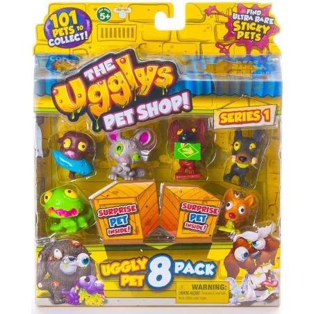 THE UGGLYS PET SHOP PASKUDNIAKI ZESTAW 8 FIGUREK  