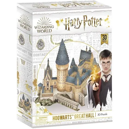 WIELKA SALA W HOGWARCIE HARRY POTTER PUZZLE 3D 185 ELEMENTÓW 8+