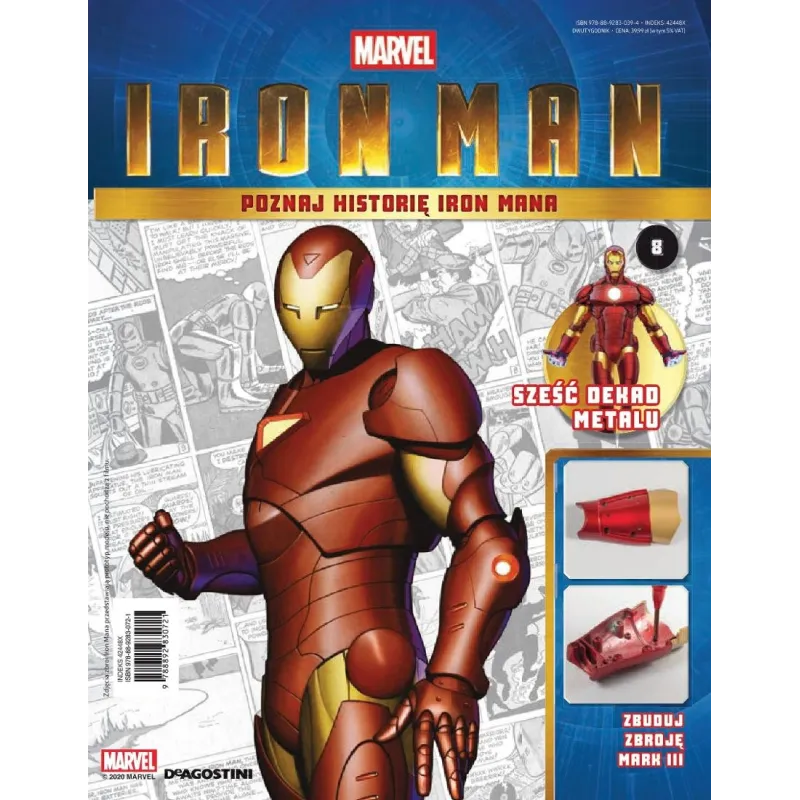 IRON MAN POZNAJ HISTORIĘ IRON MANA NR8 - De Agostini