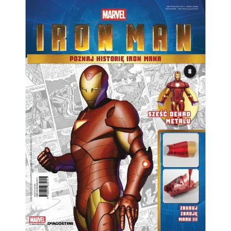 IRON MAN POZNAJ HISTORIĘ IRON MANA NR8 - De Agostini