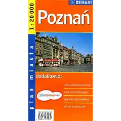 POZNAŃ PLAN MIASTA 1:20 000 - Demart