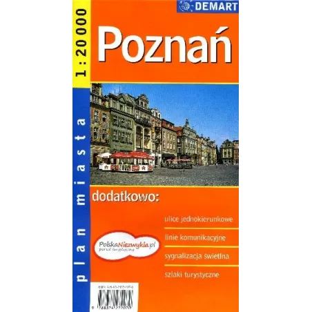 POZNAŃ PLAN MIASTA 1:20 000 - Demart