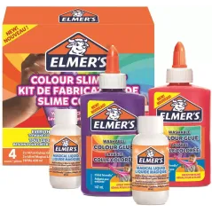 ZESTAW DO SLIME KOLOROWEGO 4 ELEMENTY ELMERS - Newell