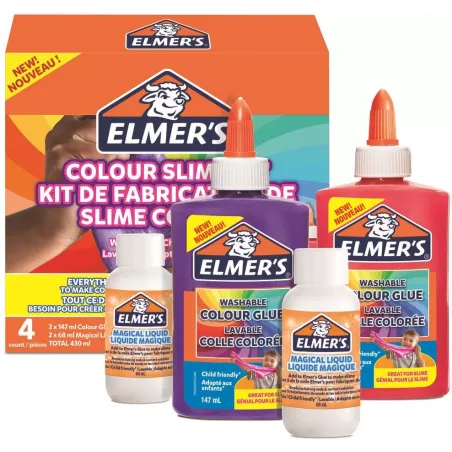 Zestaw Do Slime Kolorowego 4 Elementy 3+