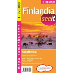 FINLANDIA MAPA SAMOCHODOWA 1:925 000 - Demart