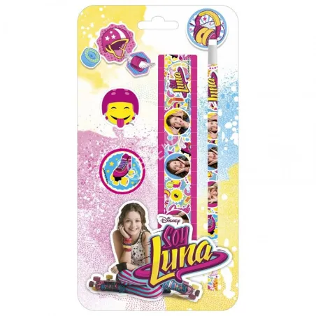 ZESTAW 4 PRZYBORÓW SZKOLNYCH SOY LUNA  