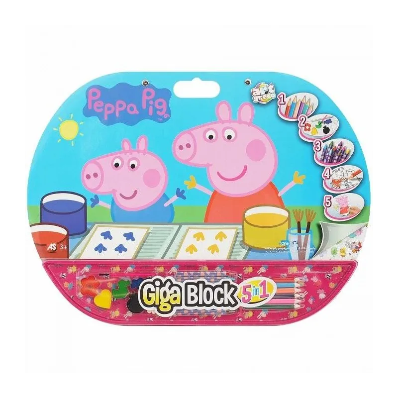 ŚWINKA PEPPA GIGABLOK 5W1 - AS Company