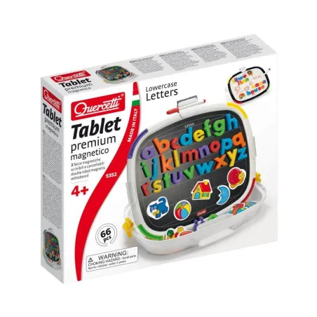 Małe Litery Kształty Tablica Magnetyczna Dwustronna 66 Elementy Quercetti Premium 4+ Małe Litery Kształty Tablica Magnetyczna Dwustronna 66 Elementy Quercetti Premium 4+