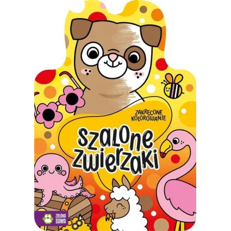 ZAKRĘCONE KOLOROWANIE SZALONE ZWIERZAKI - Zielona Sowa