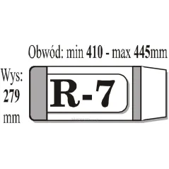 OKŁADKA KSIĄŻKOWA REGULOWANA R7 50SZT. - IKS