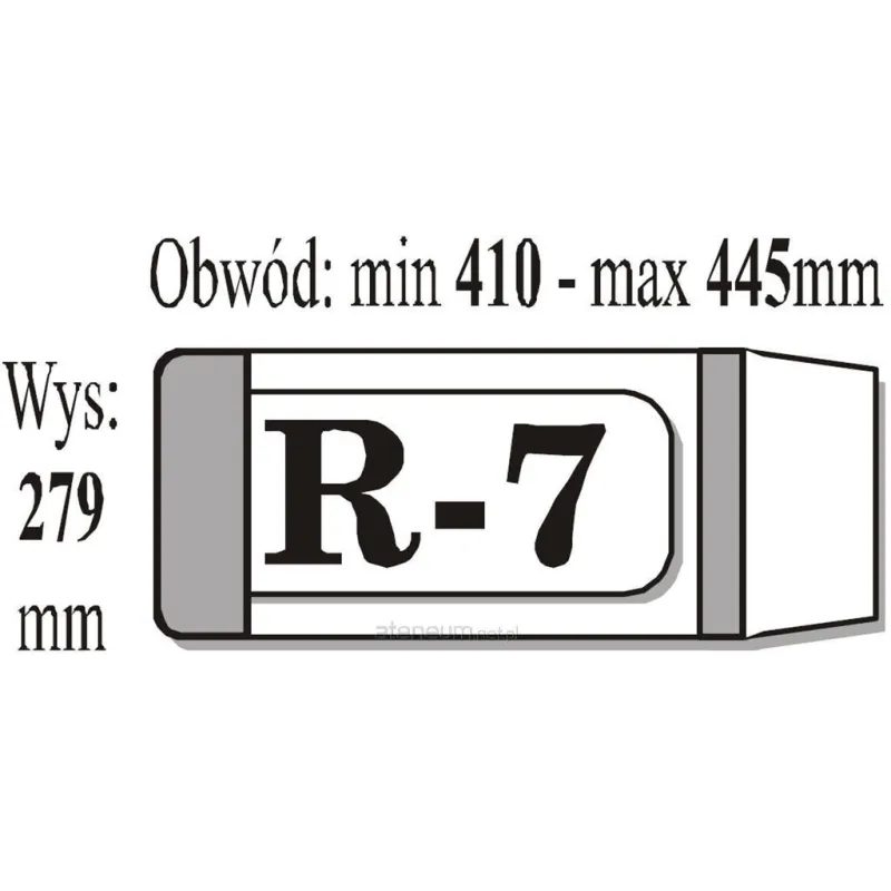 OKŁADKA KSIĄŻKOWA REGULOWANA R7 50SZT. - IKS