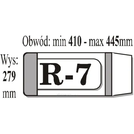 OKŁADKA KSIĄŻKOWA REGULOWANA R7 50SZT. - IKS