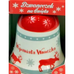 DZWONEK CERAMICZNY WSPANIAŁA WNUCZKA - MCD