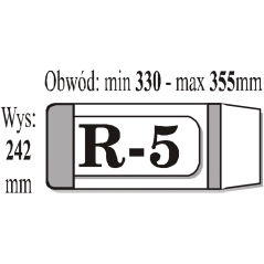 OKŁADKA KSIĄŻKOWA REGULOWA R5 50SZT. - IKS