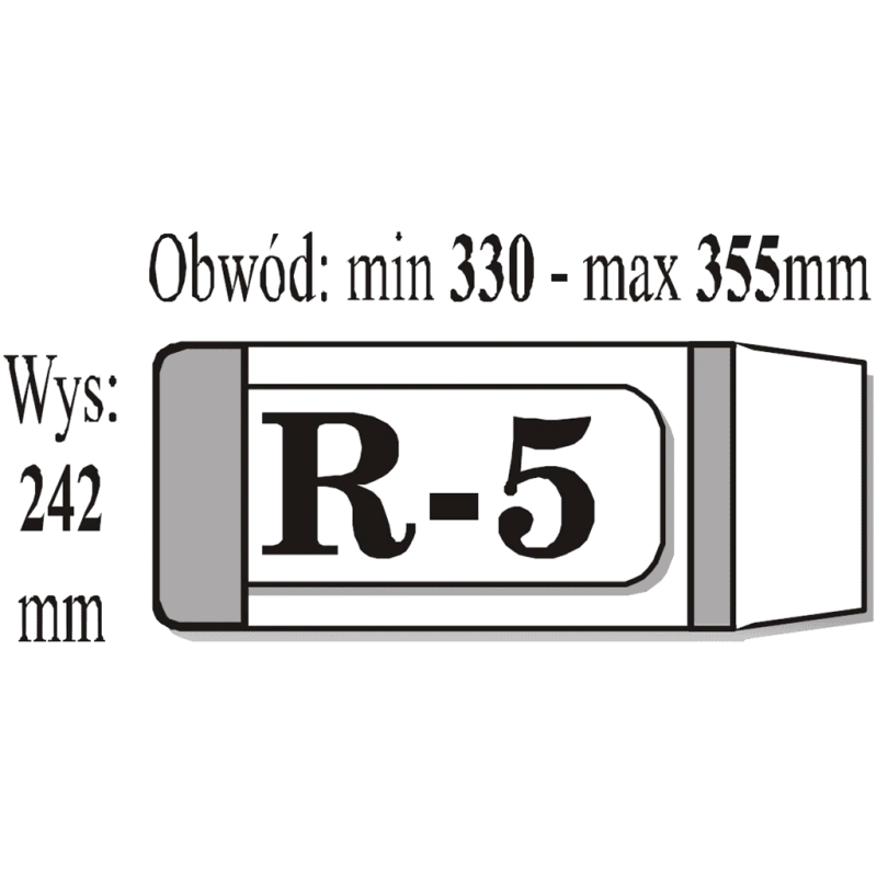 OKŁADKA KSIĄŻKOWA REGULOWA R5 50SZT. - IKS