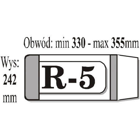 Okładka Książkowa Regulowa R5 50Szt. Okładka Książkowa Regulowa R5 50Szt.