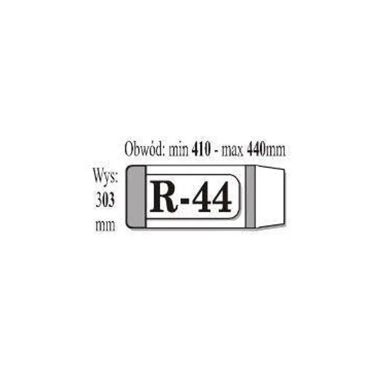 OKŁADKA KSIĄŻKOWA REGULOWANA R44 50 SZT. - IKS