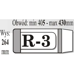 OKŁADKA KSIĄŻKOWA REGULOWANA R3 50SZT. - IKS