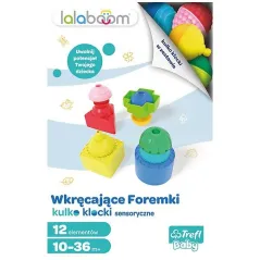 WKRĘCAJĄCE FOREMKI KULKO KLOCKI SENSORYCZNE LALABOOM 10M+