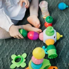 WKRĘCAJĄCE FOREMKI KULKO KLOCKI SENSORYCZNE LALABOOM 10M+ - Trefl