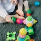 Wkręcające Foremki Kulko Klocki Sensoryczne Lalaboom 10M+ Wkręcające Foremki Kulko Klocki Sensoryczne Lalaboom 10M+