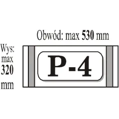 OKŁADKI SAMOPRZYLEPNE A4 P-4 50 SZT. - IKS