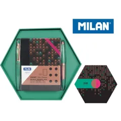 ZESTAW UPOMINKOWY MILAN COPPER ZIELONY - Milan