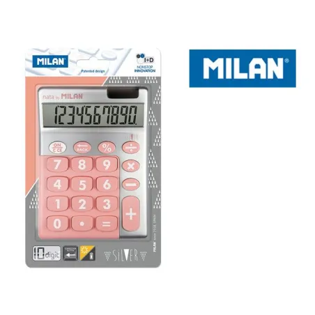 Kalkulator Milan 10 Pozycyjny Silver Duże Klawisze Kalkulator Milan 10 Pozycyjny Silver Duże Klawisze