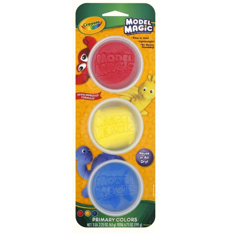 MAGICZNA MODELINA 3 KOLORY CRAYOLA 3+ - Crayola