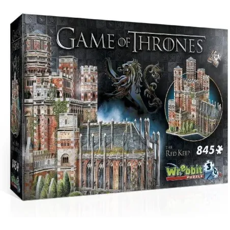 GRA O TRON CZERWONA TWIERDZA THE RED KEEP PUZZLE 3D 845 ELEMENTÓW 14+