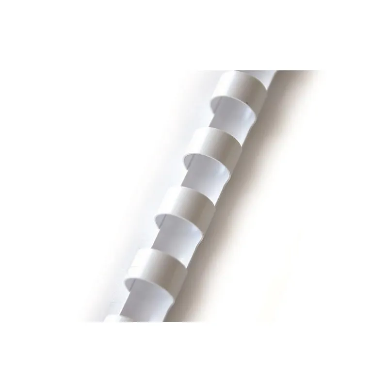 PLASTIKOWE GRZBIETY DO BINDOWANIA A4 51MM 50 SZTUK BIAŁE - PBS Connect