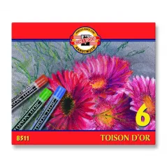 PASTELE KOH-I-NOOR 8511/6 TOISON DOR - Koh-I-Noor